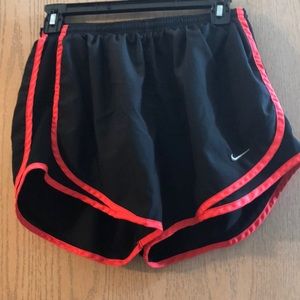 Black Nike Tempo Short with Watermelon Pink Lining